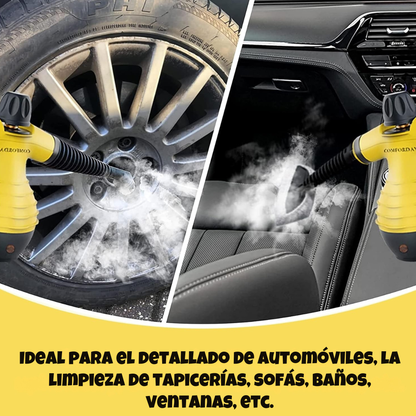 MÁQUINA PORTÁTIL DE VAPOR + 9 ACCESORIOS MULTIFUNCIONALES